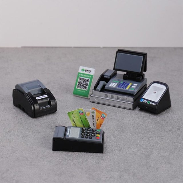 Yiran toy 1 Supermarkt Kasse und POS-Maschinen-Set Zubehör - Bild 1