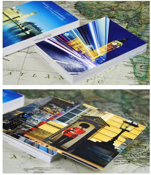 30 Stück Walking in London Themenpostkarten mit HD-Landschaftsmotiven in Multicolour aus Papier - Bild 3