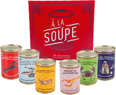 Conserverie Courtin Geschenkset Coffret »à la soupe« 6 x 400 g - Bild 1