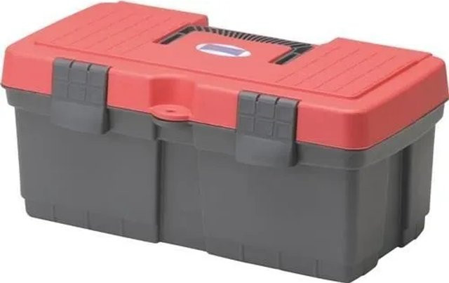 Hünersdorff Werkzeugkoffer mit Einsätzen in Rot, B/T/H: 48,5 x 26,0 x 23,0 cm - Bild 1