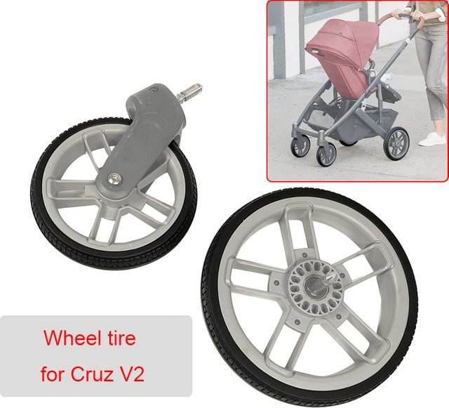 Uppababy Cruz V2 Ersatzreifen für vorne oder hinten, schlauchlos aus PU mit Profil - Bild 1
