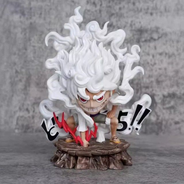 Bandai One Piece SD Ruffy Gear 5 Nika Fruit Awakening Hammering Ground Figur aus PVC, Höhe: 15 cm - Bild 1