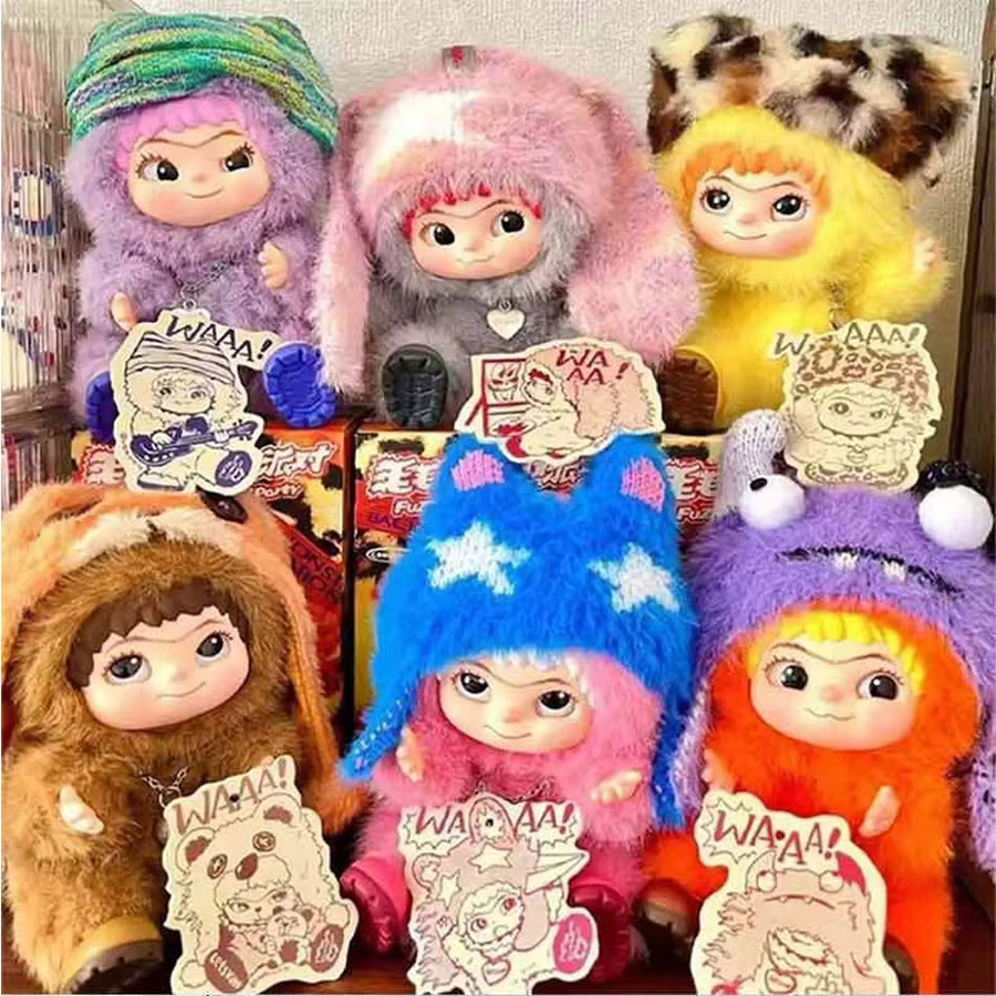 Wakuku Spielzeugpuppe Schlüsselanhänger, Monster Box, 6er-Set - Bild 4