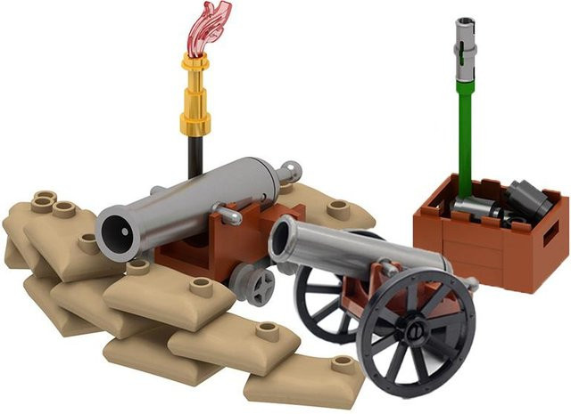 MOC Napoleon Mittelalterliche Kanone, Zubehör, ab 14 Jahre - Bild 1