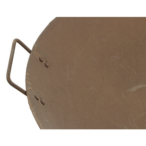 Siena Garden Feuerschale Rusty aus Gusseisen in Braun mit Griffen und Wasserablaufloch, Durchmesser: 48 cm, Höhe: 14,5 cm - Bild 3
