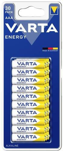 Varta ENERGY AAA Micro Batterien Alkali-Mangan 1.5V, 30 Stück, Gelb - Bild 2