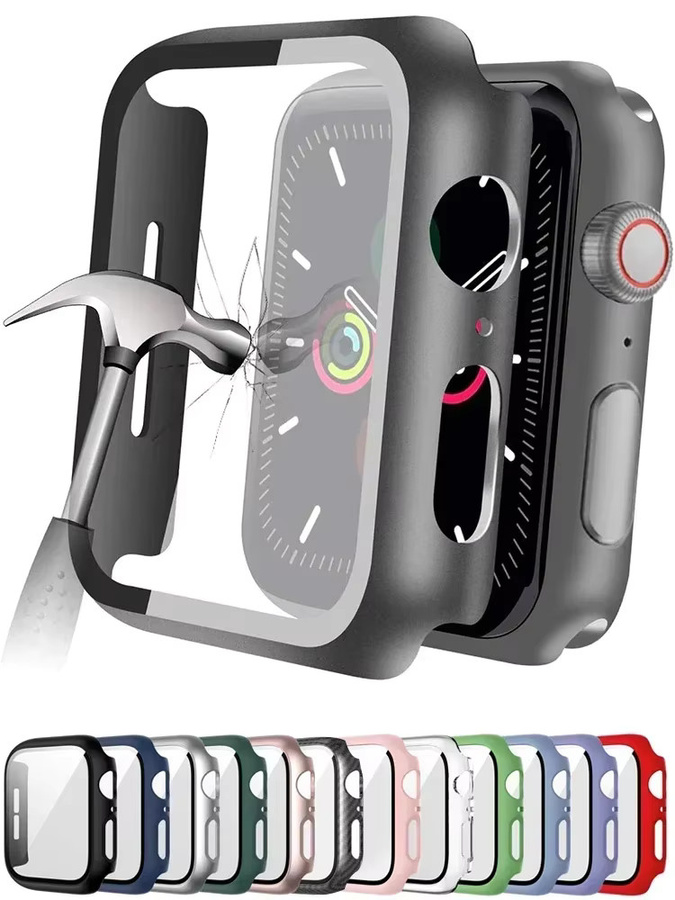 Apple Displayschutzfolie aus Glas, Unisex, Green - Bild 1