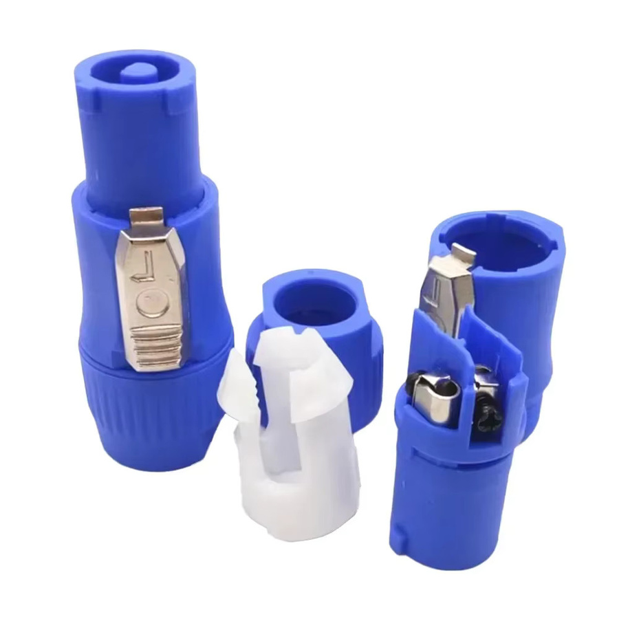 10 Stück FRHY PowerCON Typ A NAC3FCA+NAC3MPA-1 Chassis-Stecker-Panel-Adapter 3-polig für Audio-Bühnengeräte, Pro-Beleuchtungs- und DMX-Systeme - Bild 2