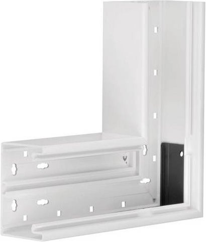 Hager Flachwinkel BR6510057035 Grau B: 100 mm, T: 68 mm - Bild 1
