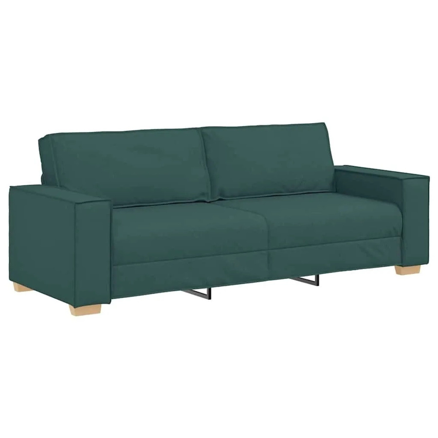 vidaXL Sofa Dunkelgrün mit Stoffbezug B/T/H: 220 x 80 x 84 cm - Bild 2