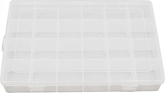 Rico Design Sortierbox mit 24 Fächern, B/T/H: 27,5 x 18,8 x 4,4 cm - Bild 1