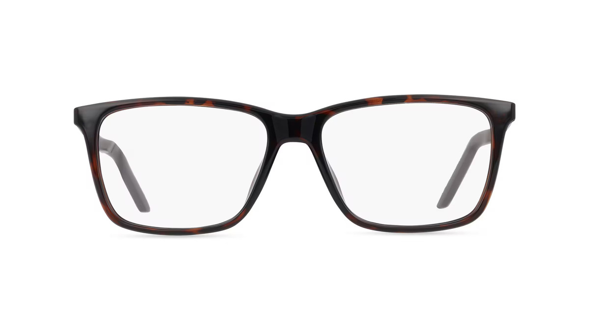 Nike 7258 Korrektionsbrille, Vollrand, Quadratisch, Kunststoff, Unisex, braun - Bild 1