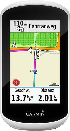 Garmin Edge Explore Outdoor Fahrrad-GPS-Navigationsgerät mit Bluetooth und Spritzwasserschutz in Weiß - Bild 1