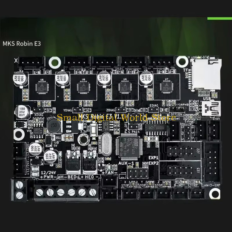 MKS Robin E3 V1.1 Motherboard mit TMC2209 Treibern für Ender 3 und Ender 5 in Schwarz - Bild 2