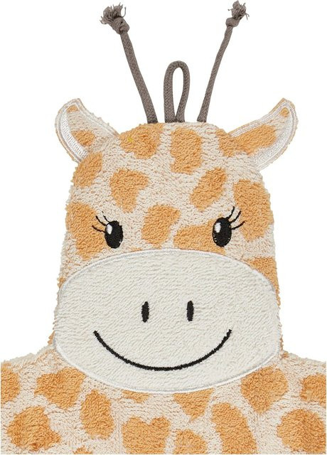 Sterntaler Waschhandschuh für Babys in Beige aus Baumwolle mit Aufhängeschlaufe - Bild 1