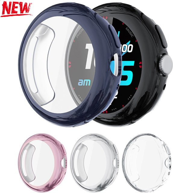 CAOWTAN Displayschutzfolie für Google Pixel Watch 4, 41 mm und 45 mm, weiche TPU-Gesichtsabdeckung für Rundumschutz - Bild 1