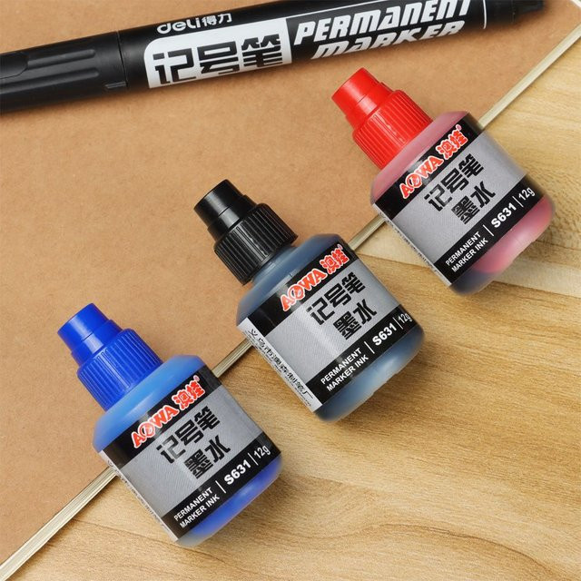 Rote Öl-Tinte für Graffiti-Marker zum Nachfüllen, 12 ml - Bild 1