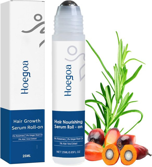 HOEGOA Haarwuchsöl Roll-On, Rosmarin & Ingwer, Unisex - Bild 1