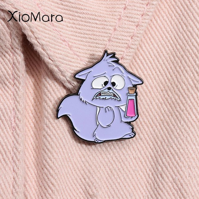 Brosche Emaille, Yzma Katze Zaubertrank, Unisex - Bild 1