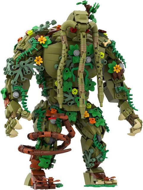 Gobricks Malveled Man-Thing Ted Bausteine Sumpfmonster Werwolf ab 14 Jahren - Bild 1