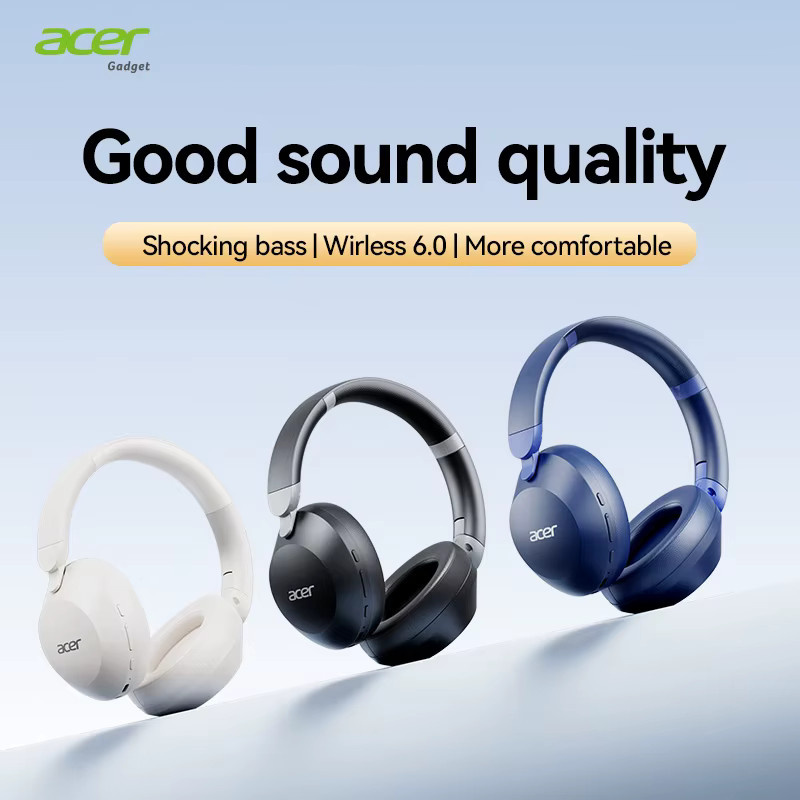 Acer Ohr653 Over-Ear-Bluetooth-Kopfhörer in Blau mit Geräuschunterdrückung und 50 Stunden Akkulaufzeit - Bild 5
