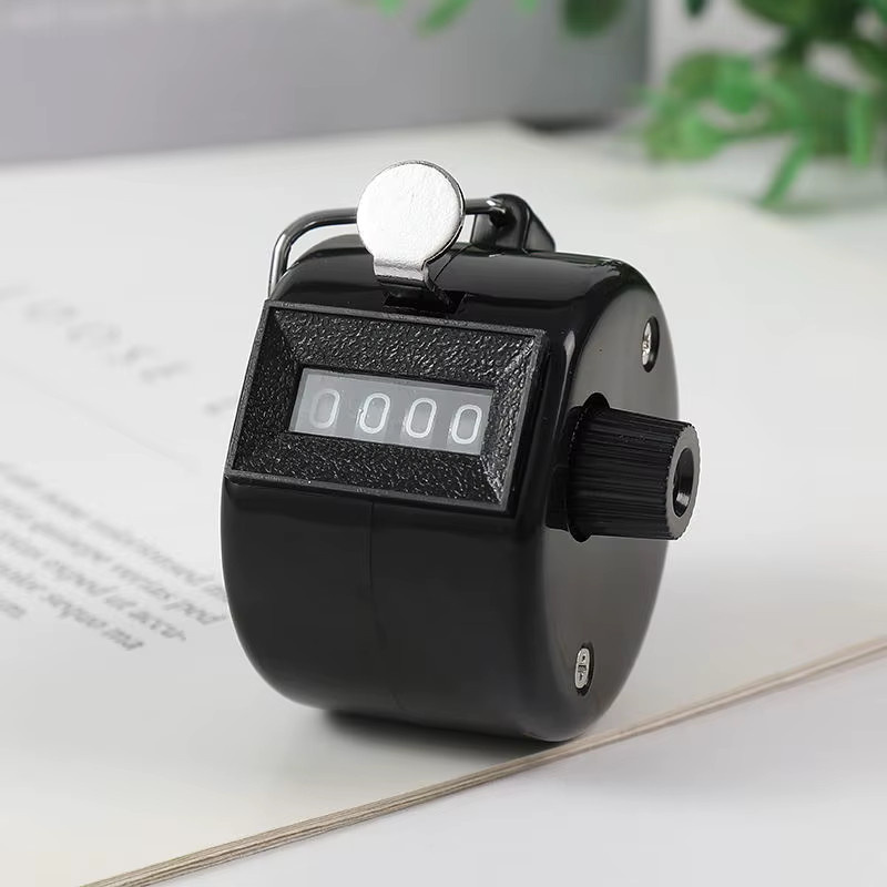 Mechanischer manueller Tally-Zähler mit 4 Stellen in Pink für Geschäft und Büro - Bild 3