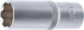 BGS Steckschlüssel-Einsatz Super Lock tief 1/2 Zoll Antrieb SW 21 mm silber - Bild 1