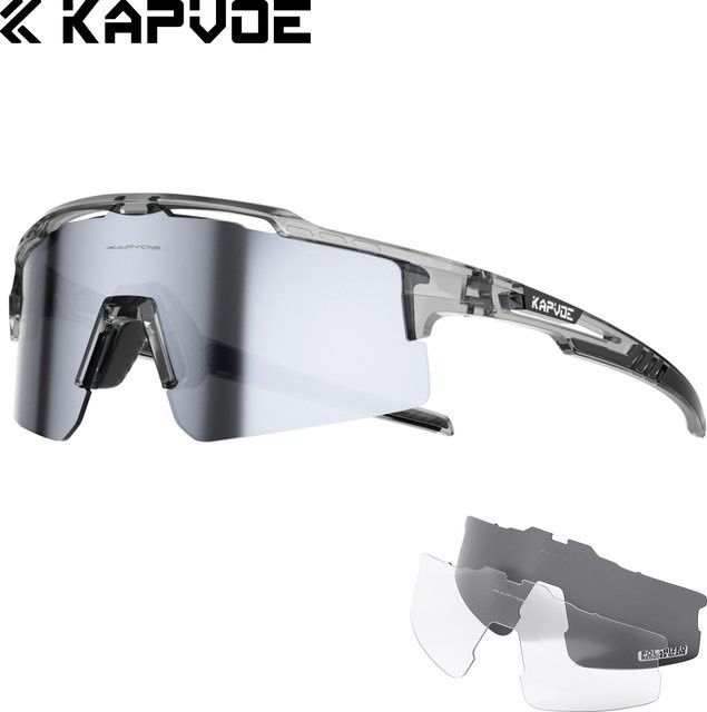 Kapvoe Sonnenbrille, Unisex, Vollrand, Kunststoff, polarisiert - Bild 1