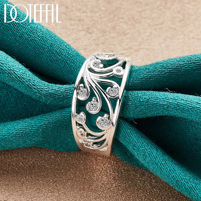 DOTEFFIL Ring, Kristall, Silber, Damen - Bild 2
