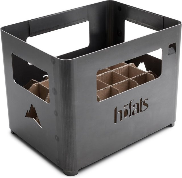 Höfats Beer Box Feuerkorb und Beistelltisch in Schwarz - Bild 1