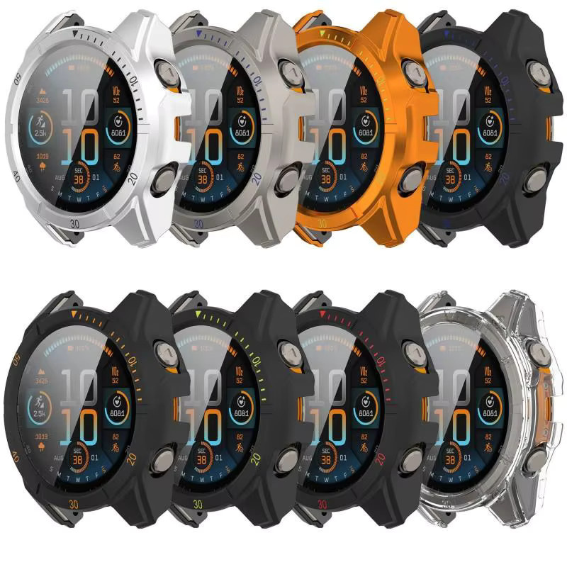 Garmin Smartwatch Band Cover, transparent, Schwarz, Descent Mk3i 51 mm - Bild 2