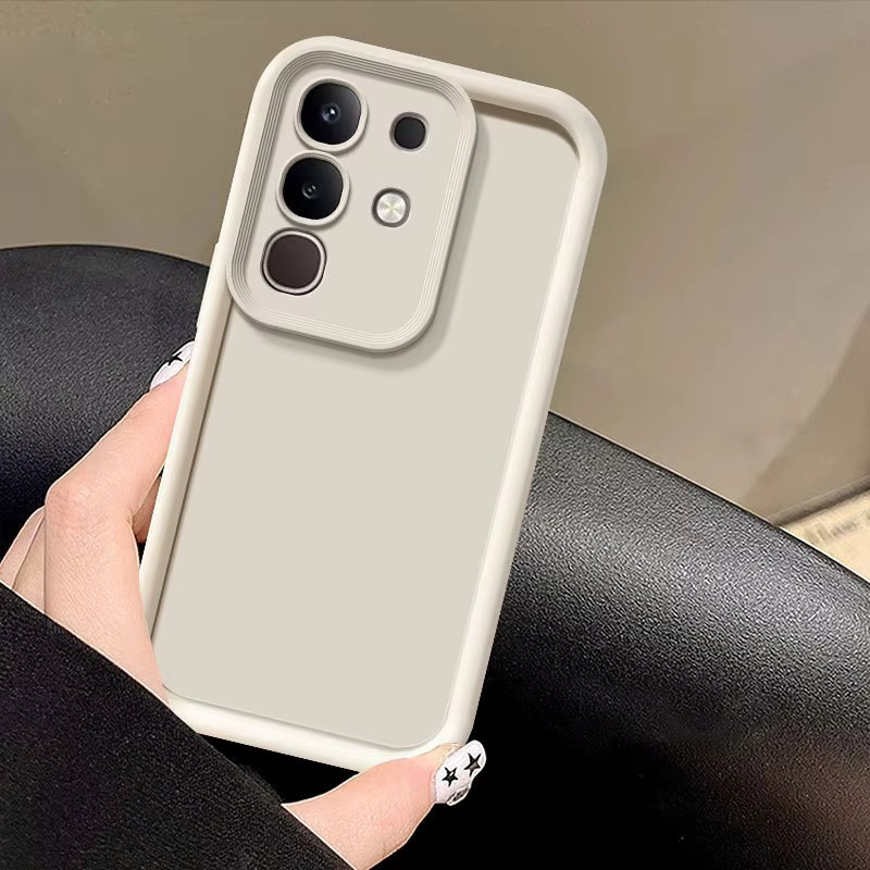 Luxus Candy Matte Soft Cover Handyhülle für vivo Y29 4G und vivo T4X 5G in Rot mit Sturzschutz - Bild 2