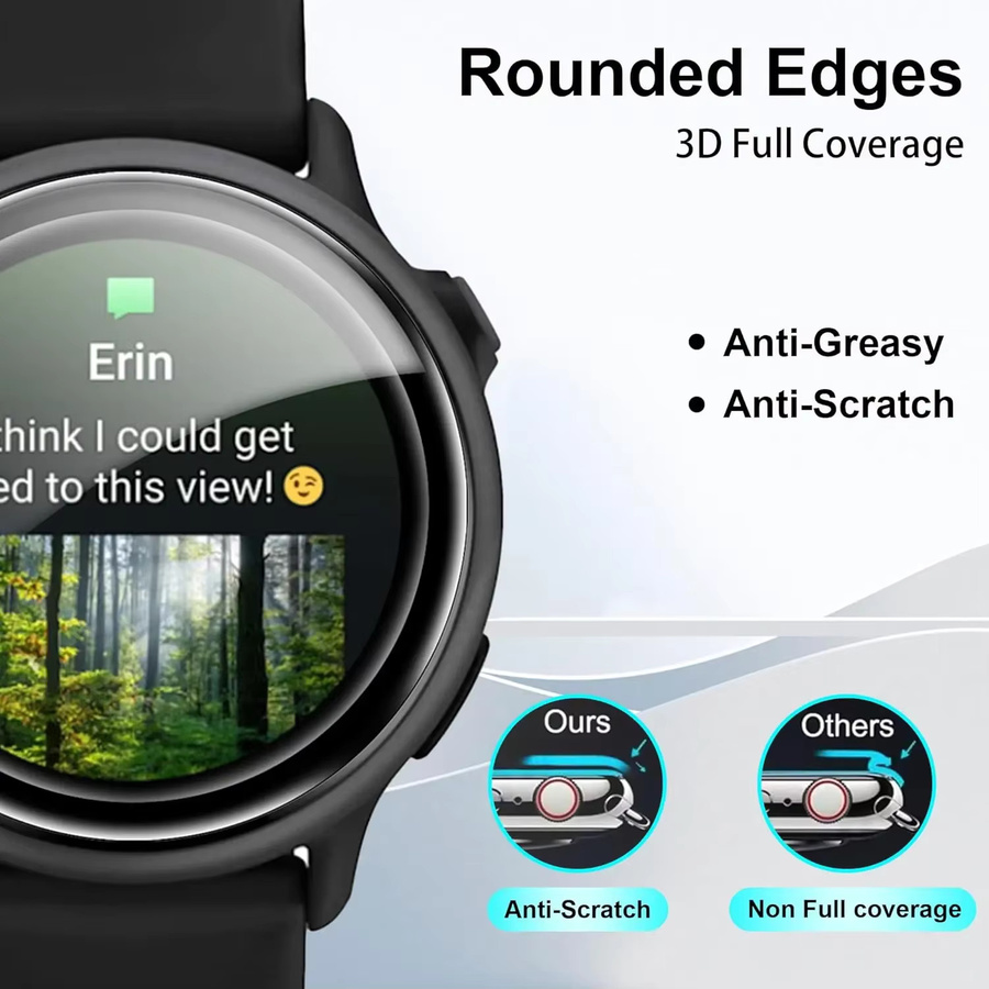 OAKCHARM Displayschutzfolie für Garmin vivoactive 6, transparente TPU-Folie zur vollständigen Abdeckung deiner Smartwatch - Bild 5