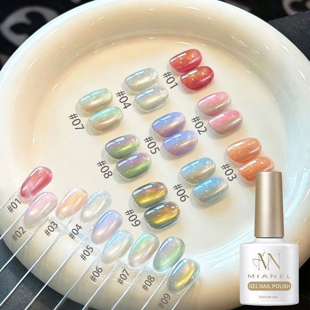 MAINEL Gel Nagellack, Grün, Schimmernd, 10 ml - Bild 1