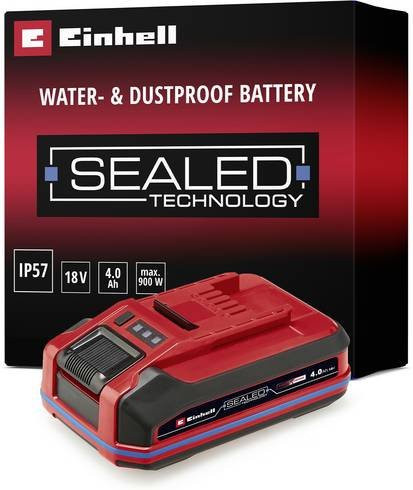 Einhell Akku Power X-Change Plus 18V 4,0 Ah Sealed in Rot/Schwarz - Bild 5