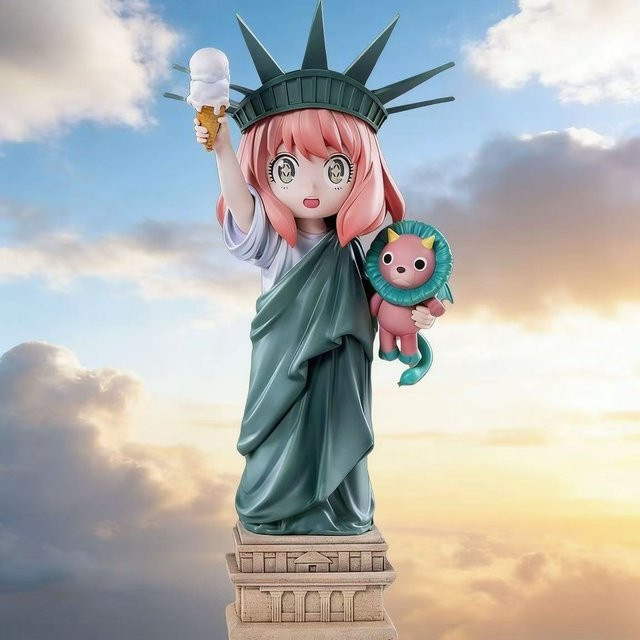 Bandai Spy×Family Anya Forger Freiheitsstatue, Actionfigur, Mädchen, Einzelfigur - Bild 1
