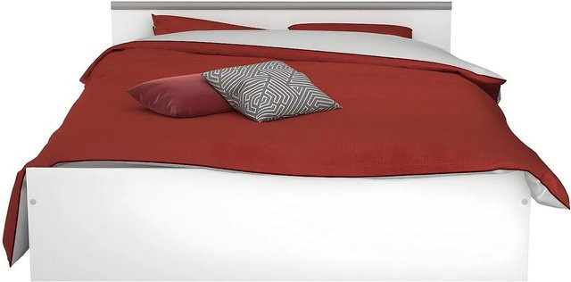 Bettrahmen Pablo von Vente-unique in Weiß mit Schubladen, B/T/H: 140 x 190 cm - Bild 1