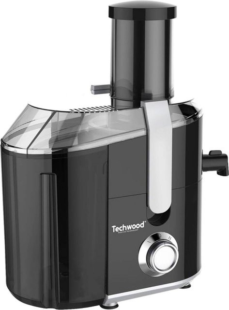 Techwood Entsafter TCF1808 Zentrifugalsaftpresse in Schwarz aus Metall und Kunststoff mit 2,2 l Fassungsvermögen, B/H/T: 33 x 36 x 19 cm - Bild 1