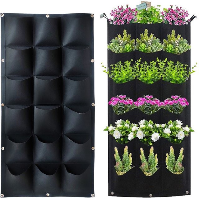 Vertikaler Wandbehang Pflanzbeutel für den Hausgarten und Indoor-Plants - Bild 1