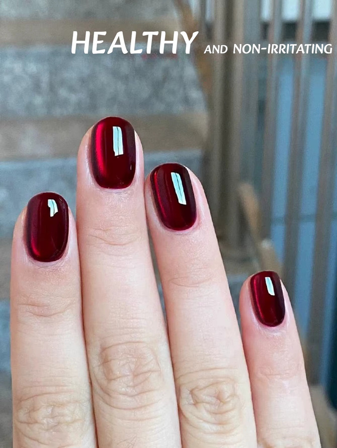 MISS MIANEL Katzenauge Magnet-Gel Nagellack, Rot, 10 ml - Bild 2