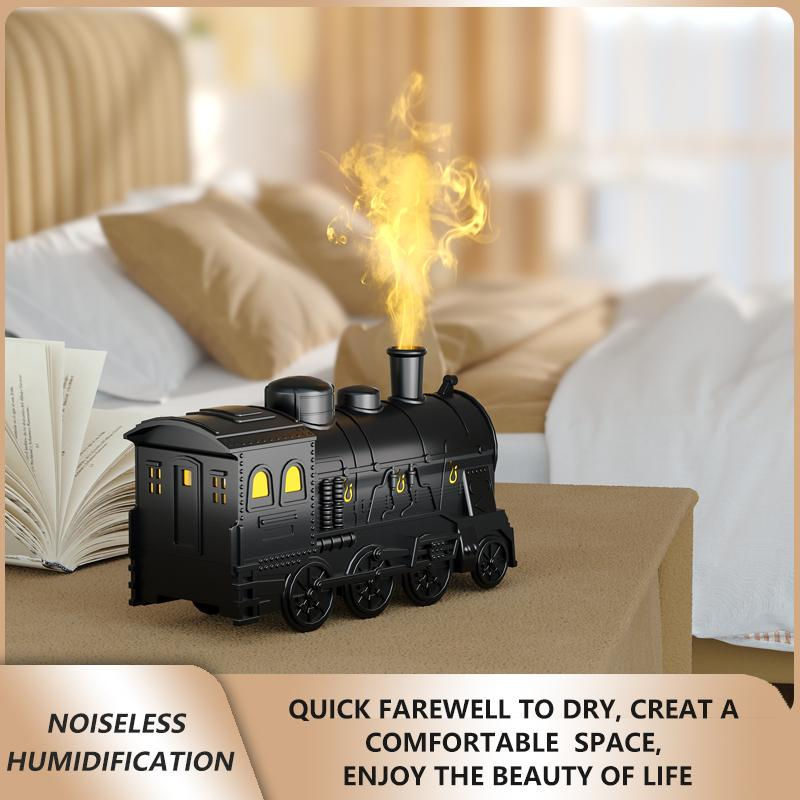 Binchi Keji Travel Aroma Diffuser und Luftbefeuchter mit Licht und Kaltnebel, 300ml, Schwarz - Bild 2
