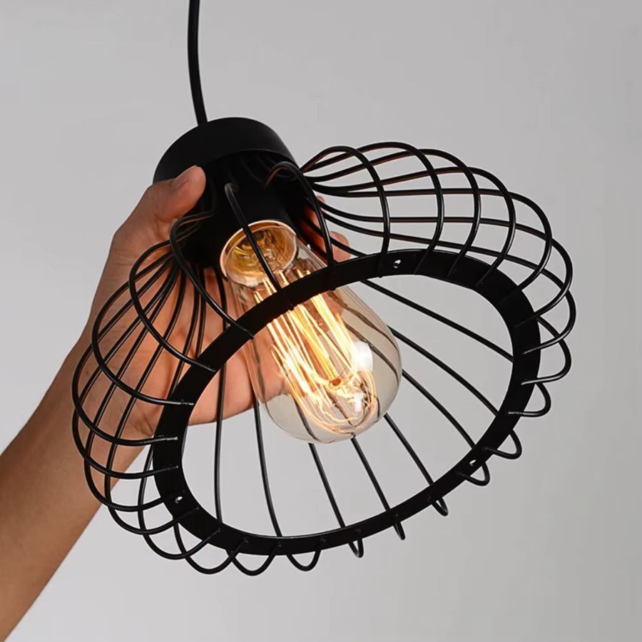 JOYINLED Moderne Nordic Vogelkäfig Anhänger Leuchte mit E27 Fassung für dein Zuhause - Bild 5