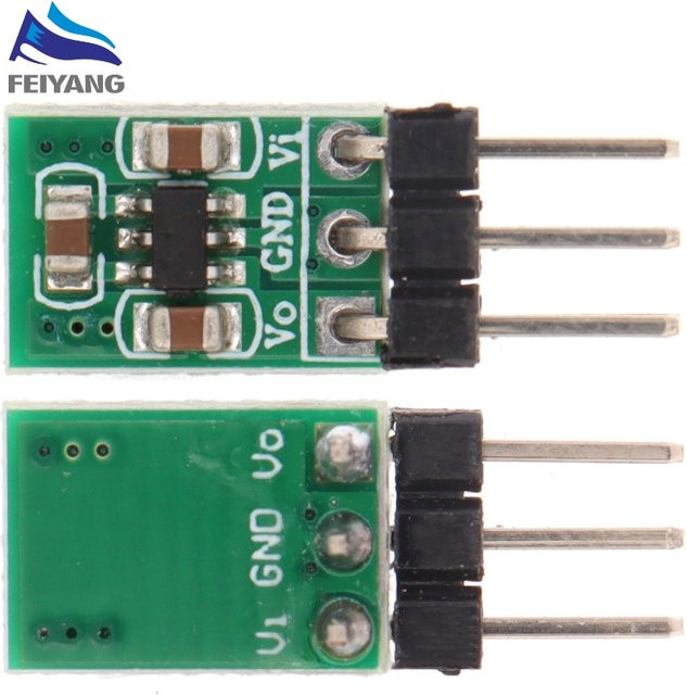 SAMIROB 2-in-1 DC/DC-Wandler Boost & Buck Konverter für 1,8 V bis 5 V auf 3,3 V in Grün - Bild 1