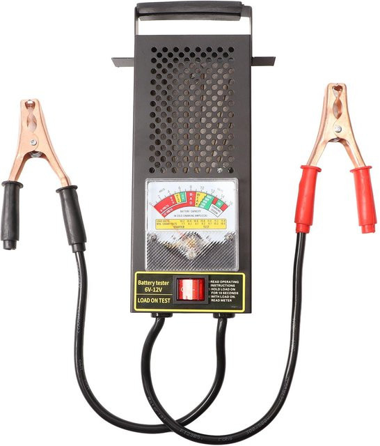 TOMTOP JMS Autobatterietester als hochpräzises 6-V- bis 12-V-Ladesystem und Batterieanalysator für Elektroautos in Schwarz - Bild 1