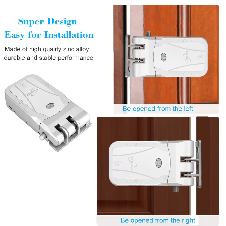 YiHESZ Smart Lock Wafu 026 mit Fingerabdruck, Passwort und 433 MHz Fernbedienung sowie Dual Motor und Backup Batteriesystem - Bild 5