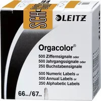 Leitz Buchstabensignal Orgacolor Markierung in Hellbraun - Bild 1