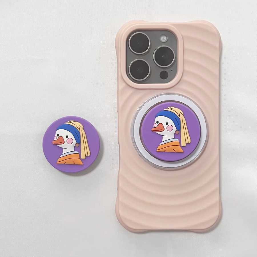 Niedlicher Enten Griptok Handyhalter und Ständer für dein iPhone 17 Pro Max und 16 Pro Max - Bild 2
