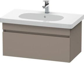 Duravit Waschtischunterschrank DuraStyle grau matt, wandhängend, B: 80 cm, H: 39,8 cm, T: 45,3 cm - Bild 1