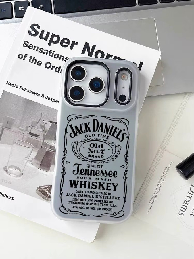 Transparente Jelly Handyhülle im Jack Daniels Design für dein iPhone (kompatibel mit iPhone 11 bis iPhone 17 Pro Max) - Bild 3