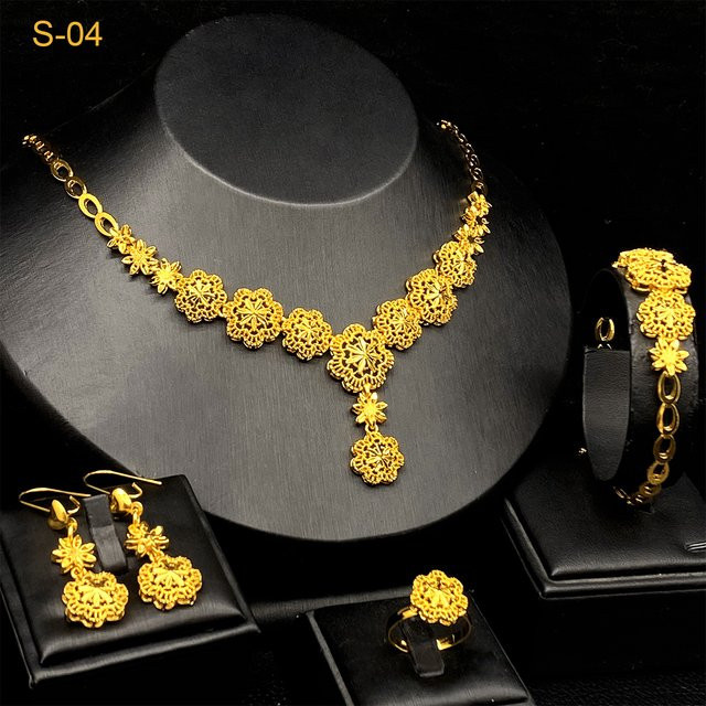 Aniid Schmuck-Set, Gold, Kristall, Damen, Hochzeit - Bild 1